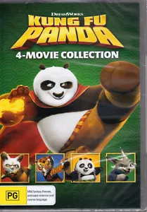 Kung Fu Panda 1-4 Movie Collection DVD NEW region 4 - Picture 1 of 2