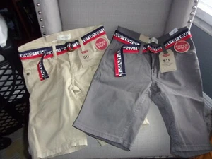 NWT BOY'S LEVI'S 511 SLIM SHORTS With Belt -Choose Size & Color MSRP $42 - Picture 1 of 5