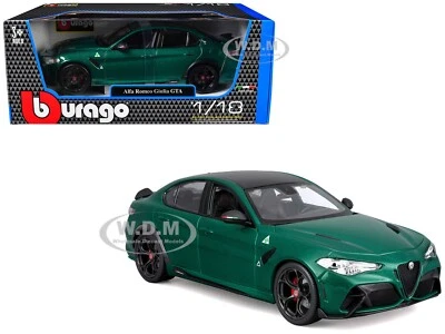 COCHE MODELO DIECAST ALFA ROMEO GIULIA GTA VERDE 1/18 DE BBURAGO 11048 Foto 1 de 4