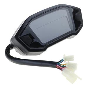 DC8-12V Multifunctional Motorcycle Dashboard Digital Speedometer Thermometer - Picture 1 of 8