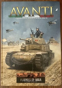 Flames of War, Mid War Italian Avanti Army Book, North Africa, games, Miniatures - Picture 1 of 5