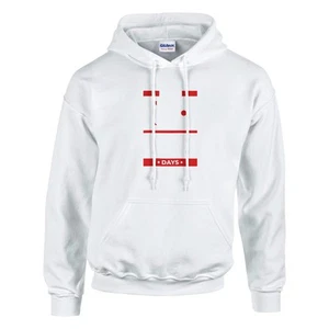 Sudadera con Capucha Diseño Cara Roja Minimalista - Días de Expresión Abstracta - Imagen 1 de 5