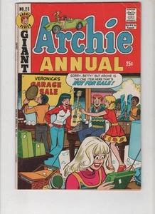 Archie Annual #25, tamaño gigante, FN 6,0, 1ª impresión, 1973, ver escaneos - Imagen 1 de 2