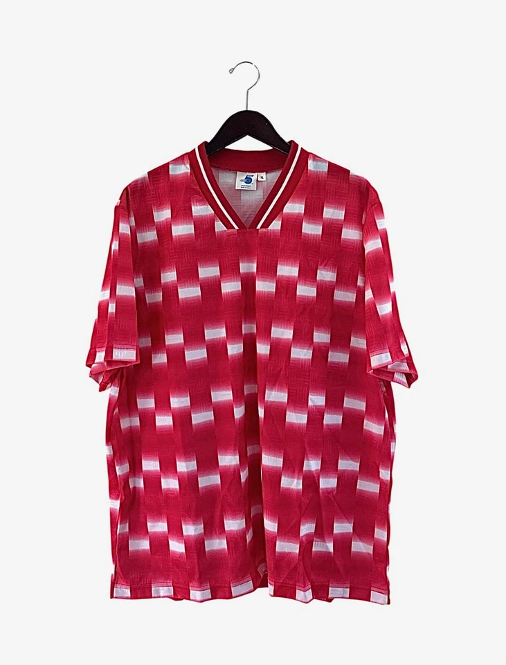 Camiseta de fútbol vintage alta cinco cuello en V para hombre talla XL deadstock nueva sin etiquetas años 90 hecha en EE. UU. Foto 1 de 4