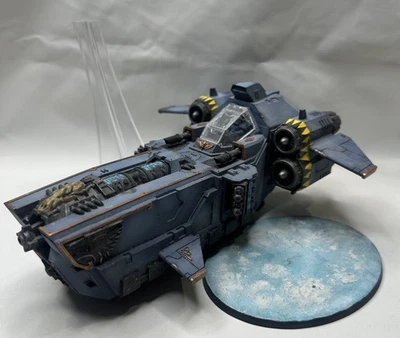 StormFang Gunship Warhammer 40k Space Wolves Space Marines Painted Game Workshop - Image 1 of 4