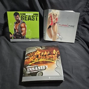Workout DVD Bundle, Body Beast, Turbo Fire, Insanity Beachbody - Picture 1 of 6