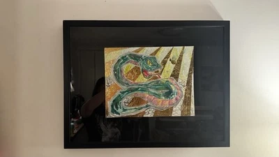 2025 Snake Painting In Shadow Box - Изображение 1 из 2