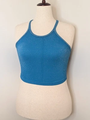 Camiseta sin mangas Free People Movement Happiness Runs Lurex XS/S Foto 1 de 4