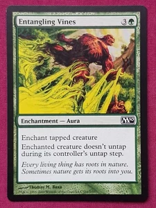 Magic The Gathering 2010 CORE SET M10 ENTANGLING VINES green card MTG - Picture 1 of 2