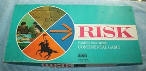 Vintage 1968 Risk Board Game Parker Brothers War Strategy Complete Wooden Pieces - Picture 1 of 10