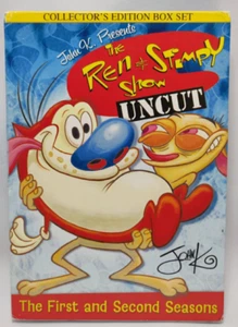 Ren and Stimpy Uncut DVD Box Set Collector's Edition First And Second Seasons - Imagen 1 de 3