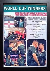 Northern Ireland 2025 World Cup of Darts winners - souvenir print - Picture 1 of 5