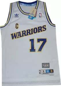 Camiseta deportiva Golden State Warriors de Chris Mullin Adidas Swingman 7484A blanca $120 pequeña - Imagen 1 de 7