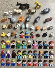 LEGO Duplo 60+ Pc Assorted Animal & People Minifig Lot Children Whale Spider-Man