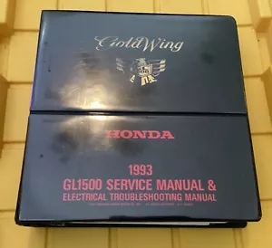 HONDA GL1500 GOLDWING SERVICE MANUAL GL 1500 1993 Free Shipping - Picture 1 of 5