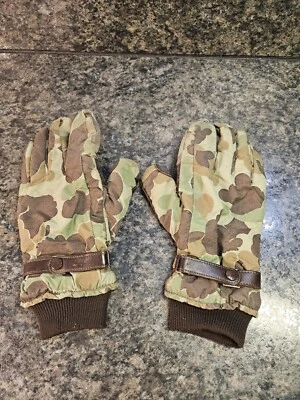 Cabela's Men's Insulated Camo Shooting Gloves Size Large (H7) - Image 1 of 4