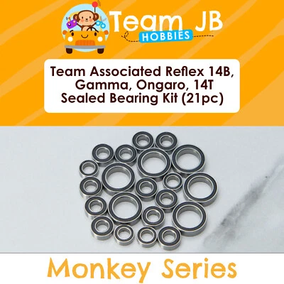Team Associated Reflex 14B, Gamma, Ongaro, Buggy, 14MT, 14T -21 Pc Bearings Kit - Image 1 of 2