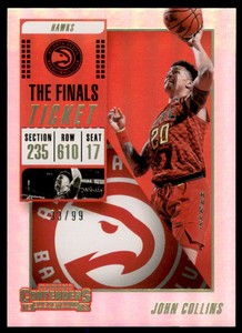2018-19 Panini Contenders The Finals Ticket #12 John Collins /99
