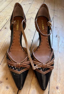 ⭐️WUNDERSCHÖNE ⭐️PRADA ⭐️PUMPS BRAUN NEU GR. 40,5 ⭐️ - Bild 1 von 7