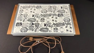 MCM Georges Briard Vintage Hot Butler Food Warmer Serving Tray Vegetables & Fish - Picture 1 of 12