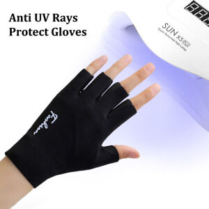 Nail Uv Protection Protect Mittens Nail Painting Gloves Anti -Uv Rays Led Lamp