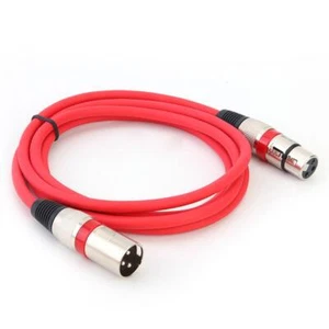 3Pin XLR Male to XLR Female Multi-Shielding Audio Adapter Cable for Microphones - Picture 1 of 9