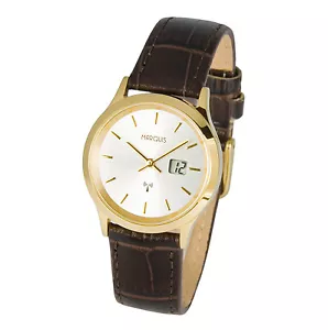 Elegante MARQUIS Damen Funkarmbanduhr Lederarmband Damenuhr Armbanduhr 983.2045 - Bild 1 von 1