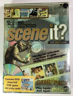 Scene It? The DVD Game Turner Classic Movies Edition Sealed New 2005 - Image 1 of 4