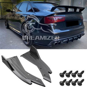 Spoiler difusor de carbono para Audi A3 A4 A5 A6 S6 C7 A7 A8 - Imagen 1 de 5