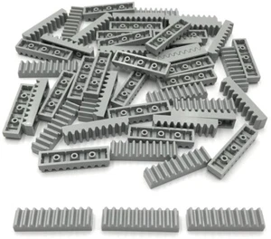 Lego 50 Nuevo Gris Azulado Claro Technics Gear Racks 1 x 4 Piezas - Imagen 1 de 1