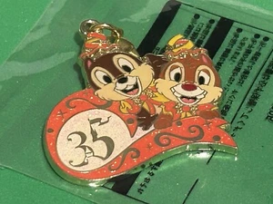 Chip and Dale Tokyo Disney land 35th Anniversary Charm article not for sale - Picture 1 of 3