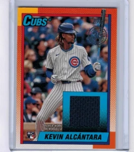 2025 Topps Series 2 Kevin Alcantara 1990 Topps Jersey Relic Rookie RC - Picture 1 of 1