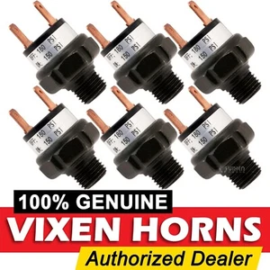 PAQUETE DE 6 VÁLVULAS DE INTERRUPTOR DE PRESIÓN DE AIRE F/CUERNO TANQUE COMPRESOR DE BOCINA 12V VXA7180-6 - Imagen 1 de 4