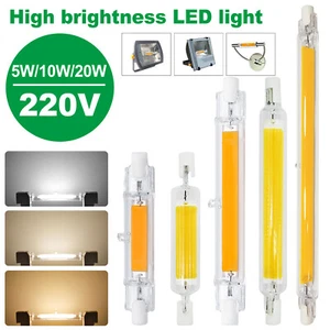 COB R7S 78/118mm Corn Bulb Light Replacement For Halogen Lamp LED Flood Light - Picture 1 of 39