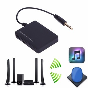 REF Wireless Bluetooth Audio Stereo Music Receiver 3.5mm Car Aux Adapter A2DP UK