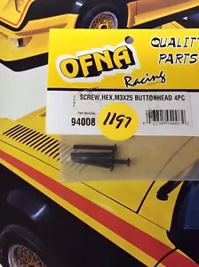 OFNA 94008 Hex Buttonhead Screws: {M3x25x4pc.} NewInPack USA Shipped - Picture 1 of 2