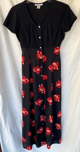 VTG..RAMPAGE..COTTON..FULL LENGTH..MAXI..PEARLSNAP CLOSERS..DRESS..11 - Picture 1 of 3