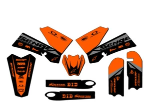 2006-2012 SX 85 BINARY Orange Senge Graphics Kit Compatible with KTM - Picture 1 of 10