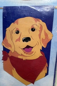 Decorative Flag "Golden Retriver" 28"x44" Flag for Animal Lovers! - Picture 1 of 4