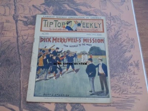 BASEBALL COVER TIP TOP WEEKLY #736A STREET & SMITH 1910 DIME NOVEL STORY PAPER - Picture 1 of 1