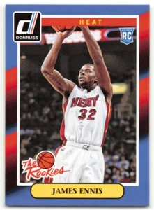 2014-15 Donruss The Rookies James Ennis RC Miami Heat #27 Rookie - Foto 1 di 2
