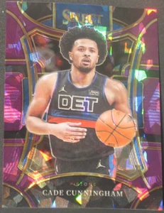 Cade Cunningham 2023-24 Panini Select Purple Cracked Ice Parallel #375 (76/99) - Picture 1 of 2