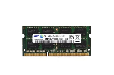 Samsung 4GB 2RX8 PC3-12800S-11-10-F2 Laptop Memory P/N: M471B5273CH0-CK0 Tested - Image 1 of 2