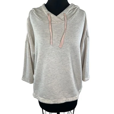 Scotch & Soda Club Nomade Beige Long Sleeve Cotton-Blend Pullover Hoodie Size S - Image 1 of 4