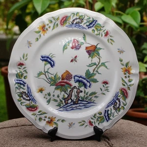 Vtg Rouen Sarreguemines France Majolica Rouen Pattern Platter 12 1/2" Moffahedeh - Picture 1 of 5