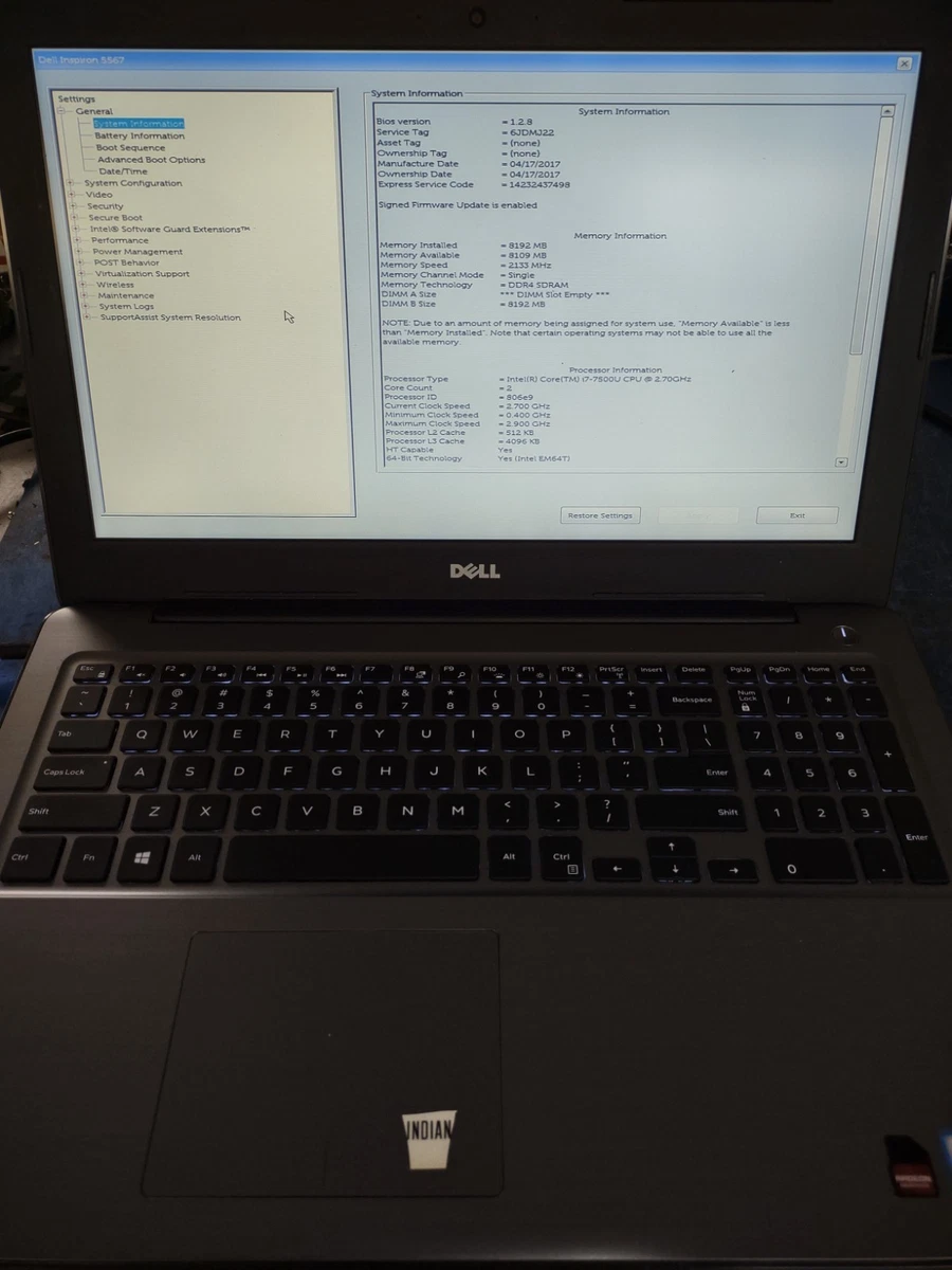 Dell Inspiron 15 5567 8 GB RAM PC Laptops & Netbooks for Sale - eBay