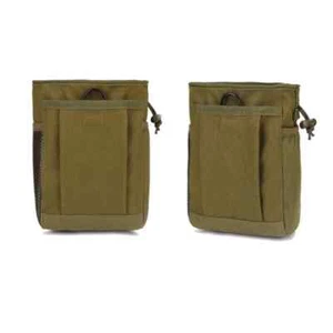 Tactical Molle Dump Pouch Kordelzug Magazin Dump Bag Utility Gürtel Munitionstasche - Bild 1 von 6