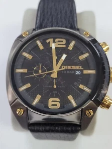 Men's Diesel Overflow Black Chronograph Watch DZ4375 - Picture 1 of 4