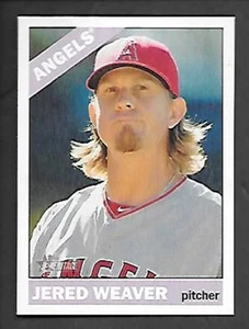 JERED WEAVER 2015 TOPPS HERITAGE SP #433 ANGELS FREE COMBINED S/H - Picture 1 of 1