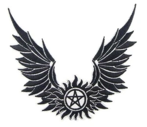 Supernatural TV Serie Anti Besitz 4 1/4" groß bestickt Bügelbild Aufnäher - Bild 1 von 1